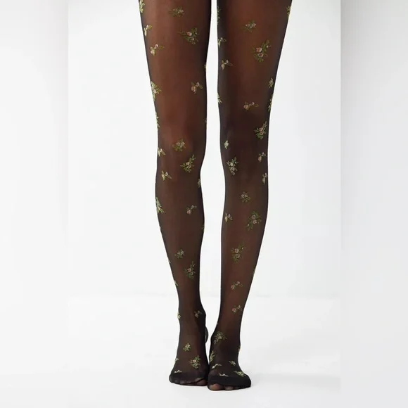 OUT FROM UNDER 2 PACK FASHION TIGHTS- NEW IN BOX SIZE M/L - Picture 5 of 11